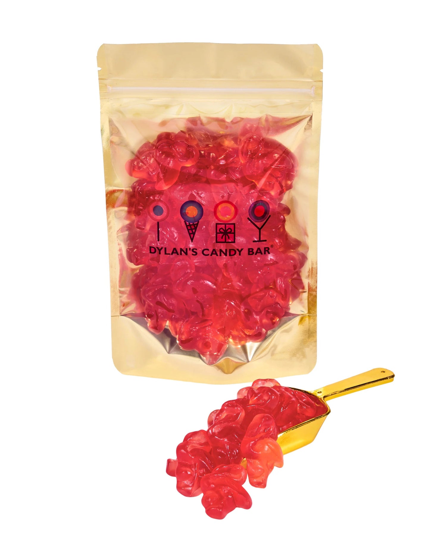 Dylan's Candy Bar Strawberry Gummy Flamingos Bulk Bag