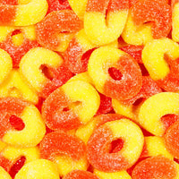 Dylan's Candy Bar Peach Gummy Rings Bulk Bag