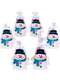 Dylan's Candy Bar Buttons Snowman Snacks Bundle of 6