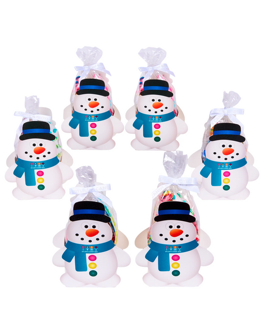 Dylan's Candy Bar Buttons Snowman Snacks Bundle of 6