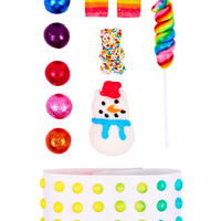 Dylan's Candy Bar Buttons Snowman Snacks