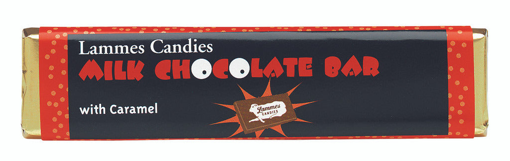 Lammes Candies Caramel Chocolate Bars - Case of 40