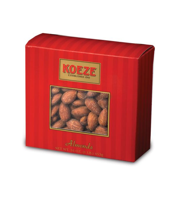 Koeze California Almonds - 16 oz. Red Gift Box