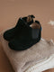 Little Love Bug Co. Black Suede Reagan