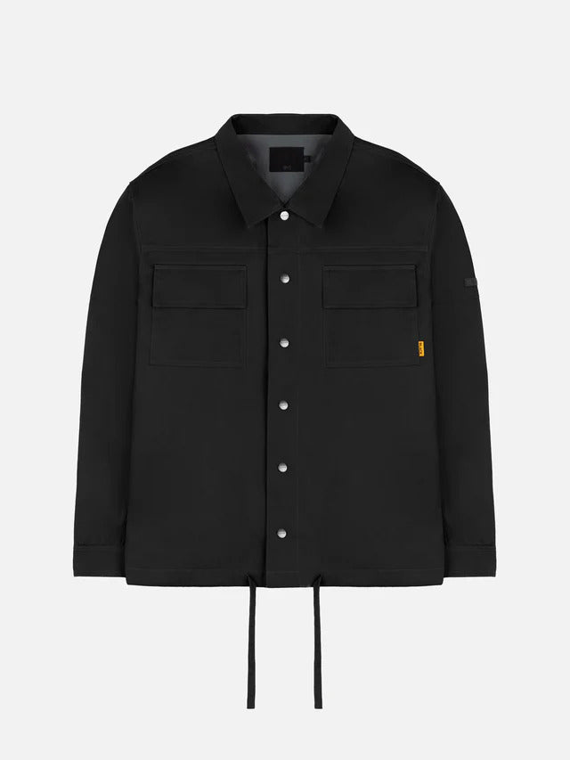 BLACKTAILOR DRAWSTRING SHACKET BLACK