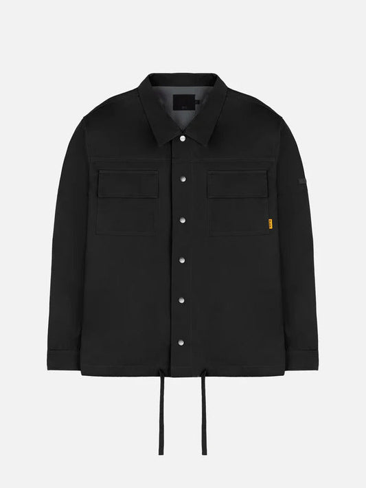 BLACKTAILOR DRAWSTRING SHACKET BLACK