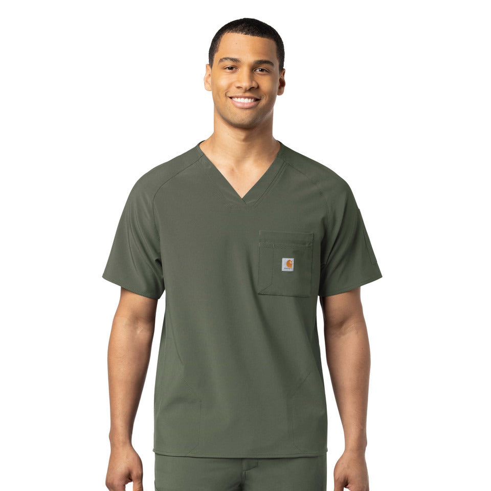 Carhartt Force Cross-Flex Men's V-Neck Top #C16110