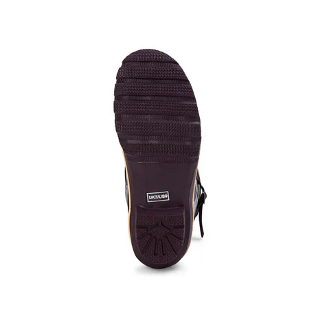 Jileon Rain Boots Half Height Rain Boots - Purple Butterflies - Wide in Foot & Ankle