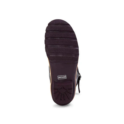 Jileon Rain Boots Half Height Rain Boots - Purple Butterflies - Wide in Foot & Ankle