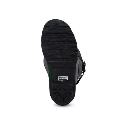 Jileon Rain Boots Extra Wide Calf Black Rain Boots - Fit 16 to 20 inch Calf - Wide in Foot and Ankle