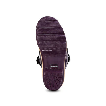 Jileon Rain Boots Extra Wide Calf Women's Rain Boots - Purple - Up to 23 Inch Calf - Wide Foot & Ankle