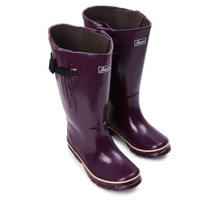 Jileon Rain Boots Extra Wide Calf Women's Rain Boots - Purple - Up to 23 Inch Calf - Wide Foot & Ankle