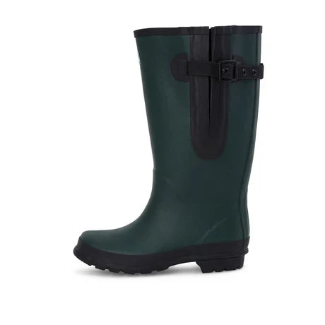 Jileon Rain Boots Extra Wide Calf Womens' Rain Boots - Green - 16-23 Inch Calf. Wide in Foot & Ankle