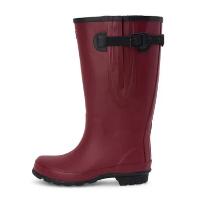 Jileon Rain Boots Extra Wide Calf Women's Rain Boots - Raspberry - 16-23 Inch Calf - Wide in Foot & Ankle