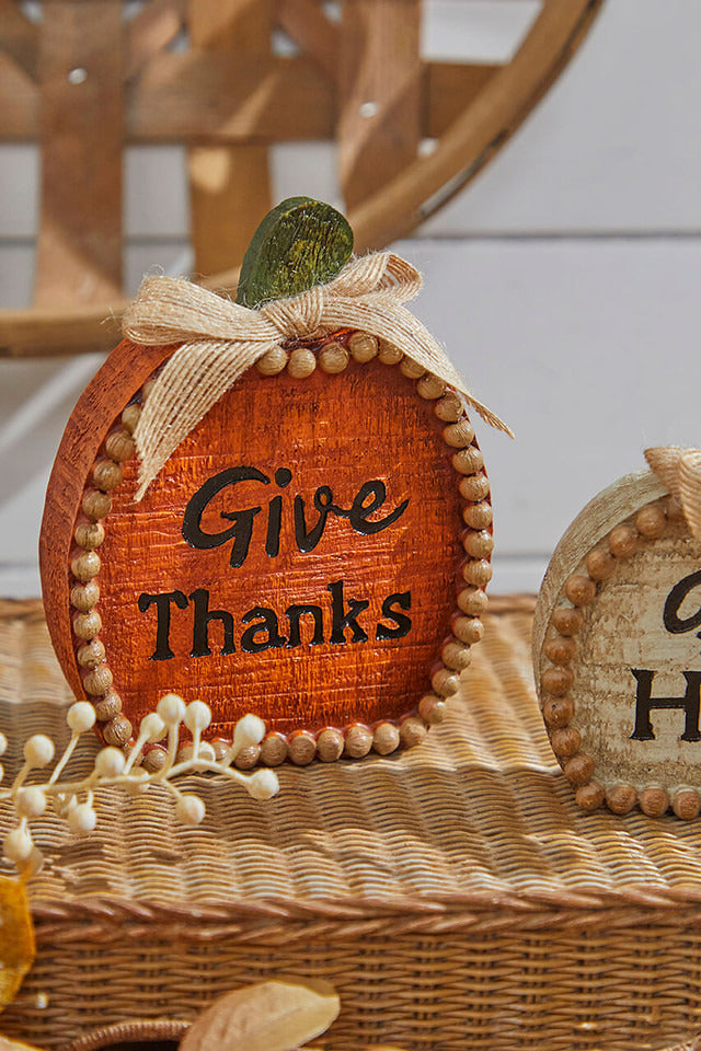 Decorator's Warehouse 5.5" Resin Harvest Pumpkin