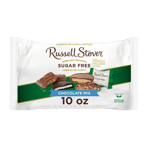 Russell Stover Chocolates Sugar Free Chocolate Candies - Multi Flavor, 10 oz. Bag