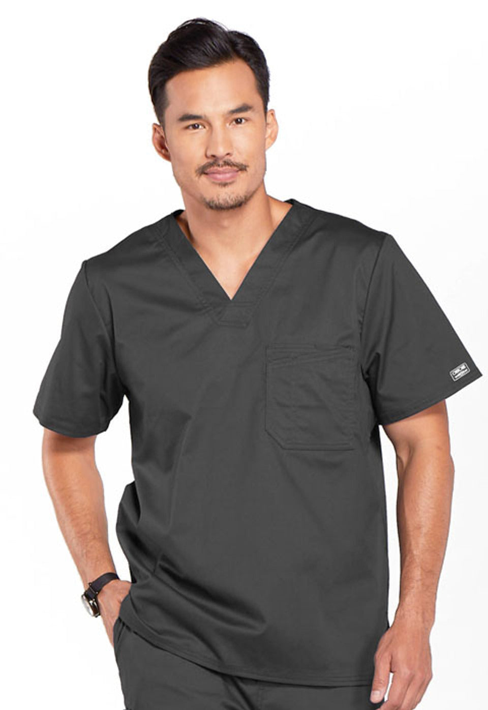 Cherokee Workwear Core Stretch Men's V-Neck Top #4743