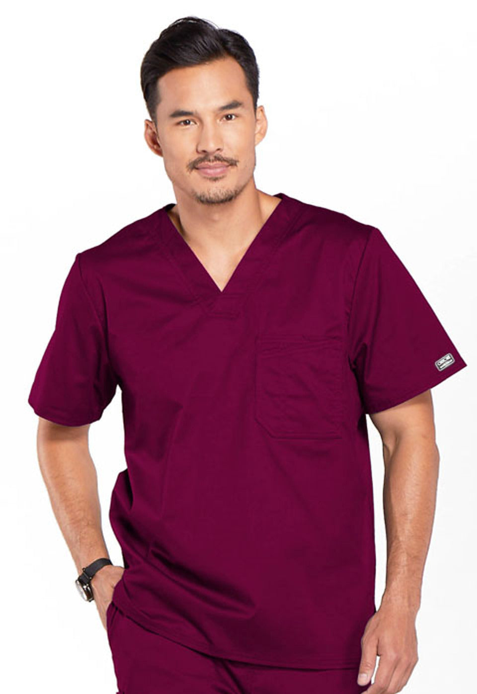 Cherokee Workwear Core Stretch Men's V-Neck Top #4743