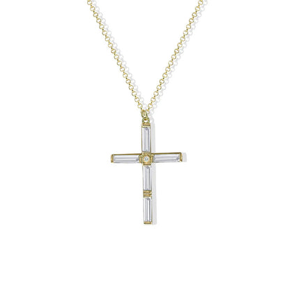 ARGENTO VIVO THE CELIA CROSS NECKLACE