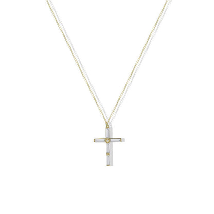 ARGENTO VIVO THE CELIA CROSS NECKLACE