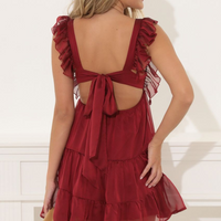 Lucy in the Sky Baby Doll Ruffle Dress