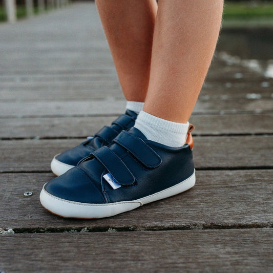 Little Love Bug Co. Casual Navy Low Top