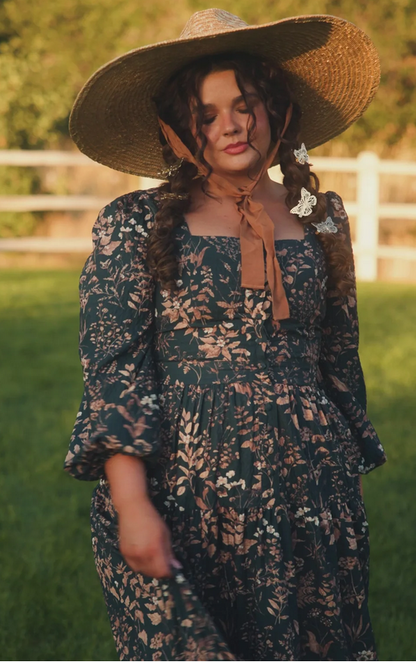 JessaKae Fern Dress - Dark Green