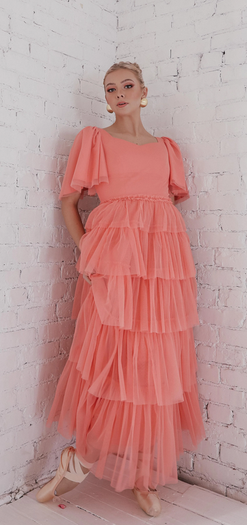 JessaKae Allegro Dress - Coral