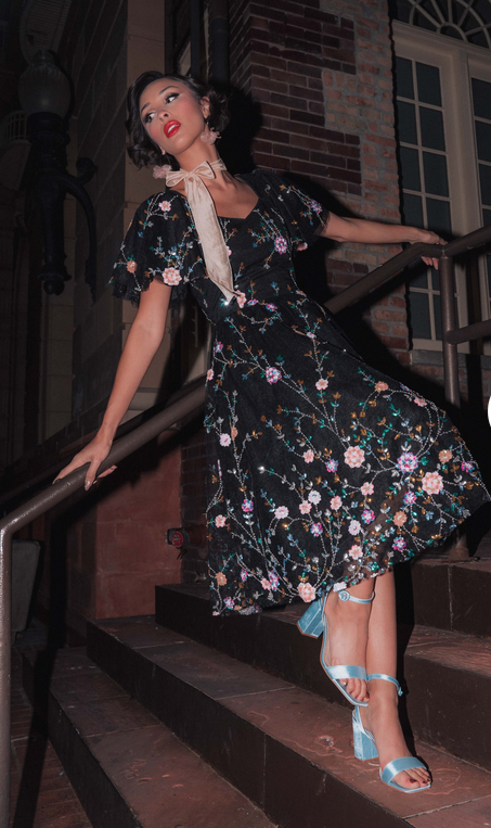JessaKae Shimmer Dress - Black