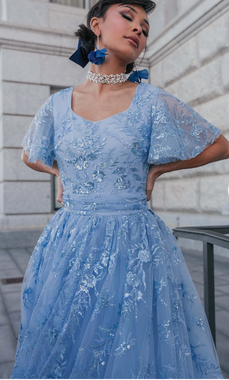 JessaKae Elsa Dress - Blue