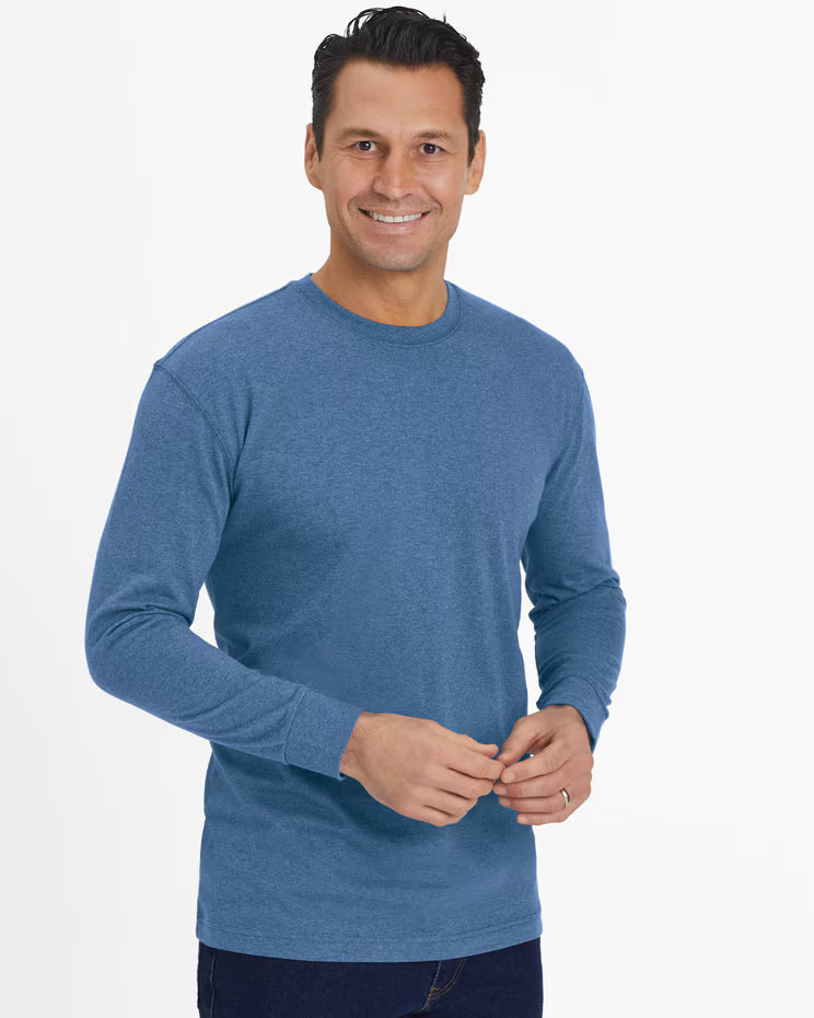 BLAIR John Blair Everyday Jersey Knit Long-Sleeve No-Pocket Crew Neck Tee Top 3