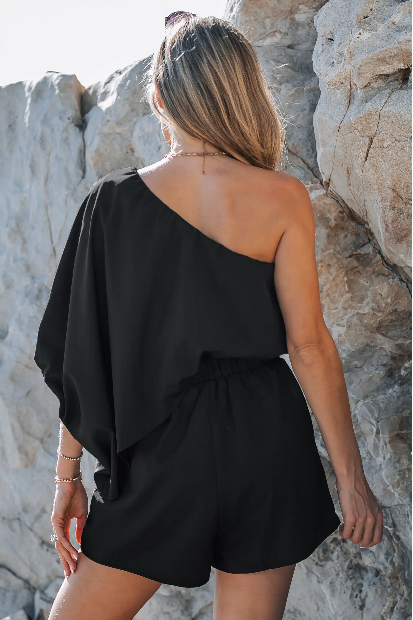 Cupshe One-Shoulder Romper