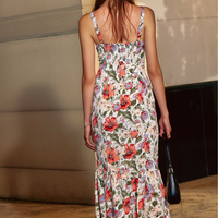 Cupshe Floral Print Bodycon Maxi Dress