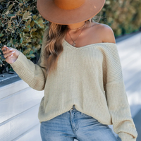 Cupshe Beige Off-Shoulder Lace-Up Back Floral Top (x2)