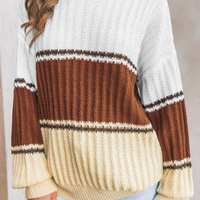 Cupshe Colorblock One-Shoulder Sweater (x2)