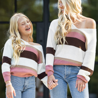 Cupshe Striped Drop Sleeve Rib Sweater (x3)