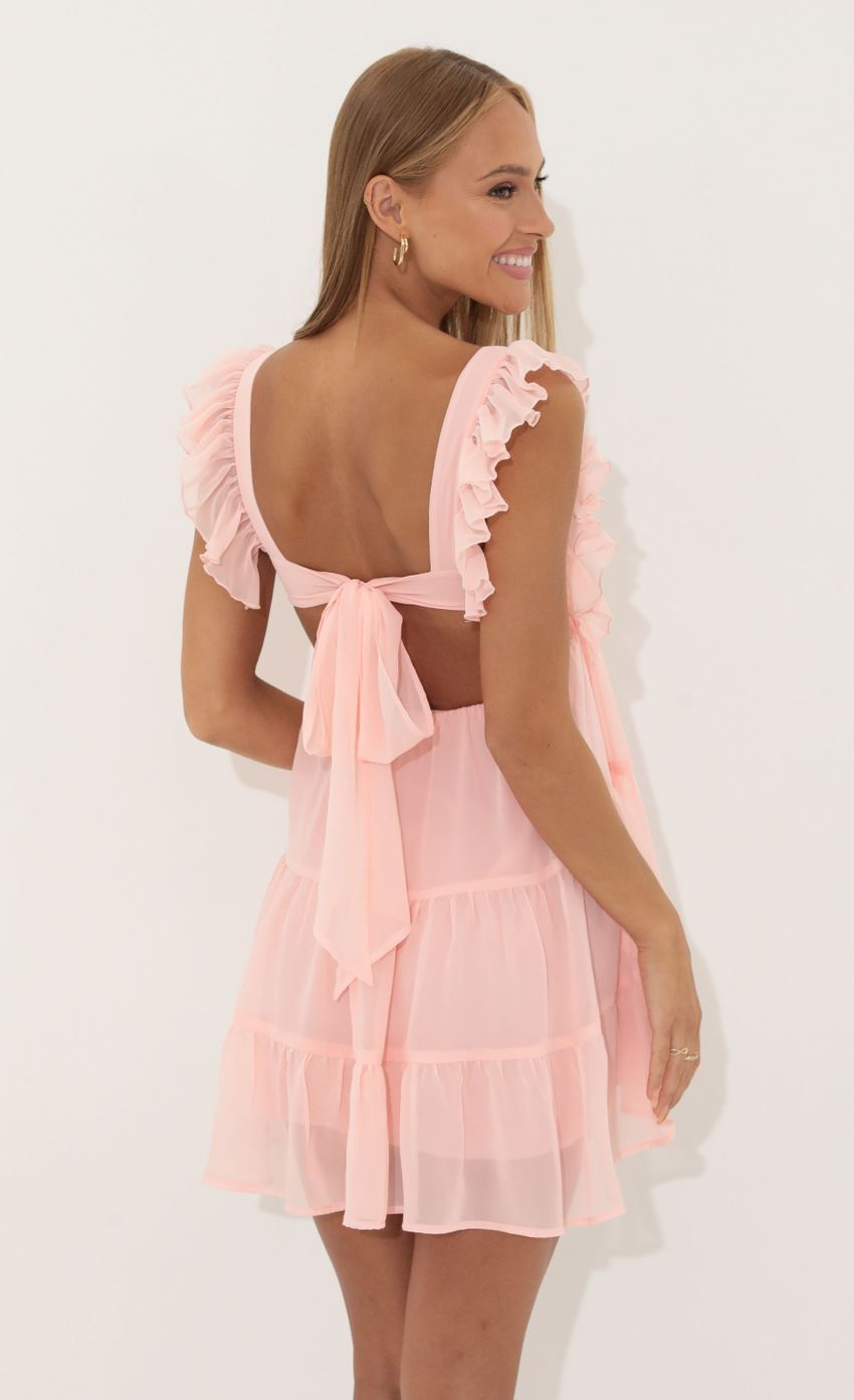 Lucy in the Sky Baby Doll Ruffle Dress