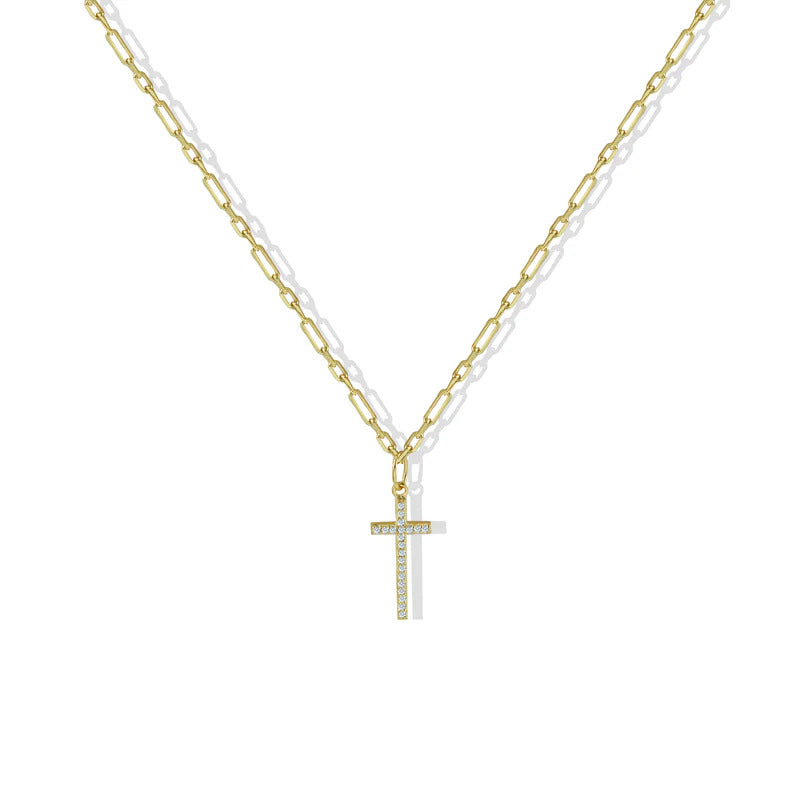 ARGENTO VIVO THE ESSENTIAL CZ CROSS PENDANT