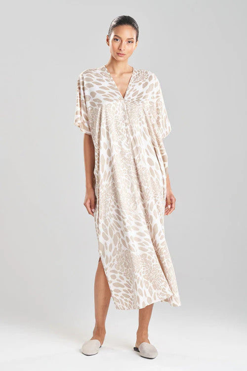 Natori Luxe Leopard Caftan