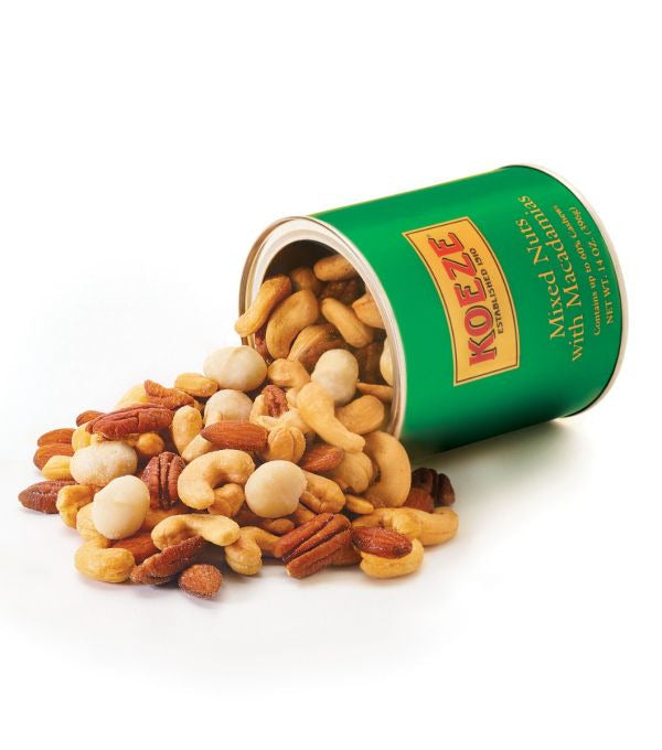 Koeze Mixed Nuts with Macs - 14 oz. Gift Tin