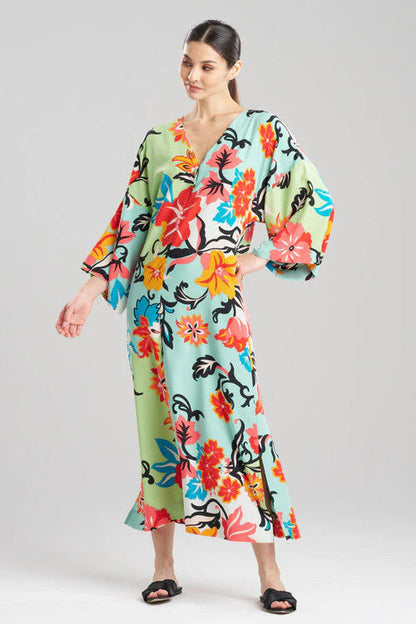 Natori Marbella Zip Caftan