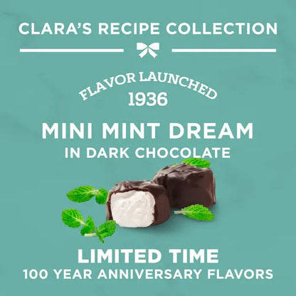Russell Stover Chocolates Clara's Recipe Dark Chocolate Mini Mint Dream, 8 oz. Box