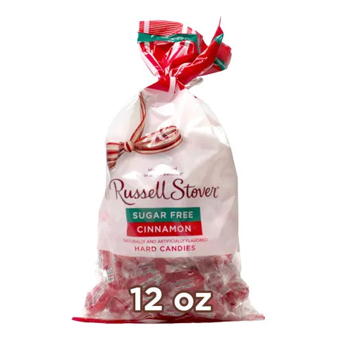 Russell Stover Chocolates Sugar Free Cinnamon Hard Candies, 12 oz. Bag