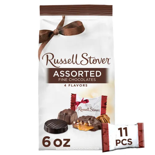 Russell Stover Chocolates Assorted Mini Chocolates Favorites, 6 oz. Bag