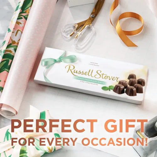 Russell Stover Chocolates Milk Chocolate French Chocolate Mints, 10 oz. Box