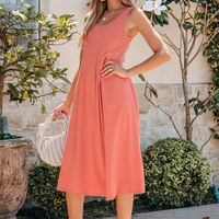 Cupshe Coral Midi Dress(x2)