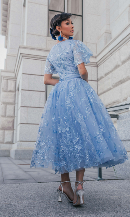 JessaKae Elsa Dress - Blue