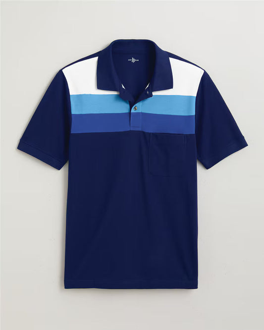 BLAIR John Blair Chest-Stripe Polo