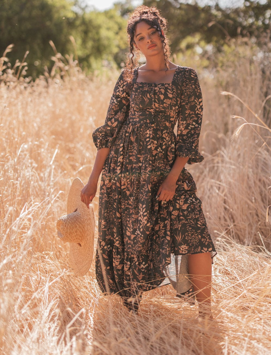JessaKae Fern Dress - Dark Green
