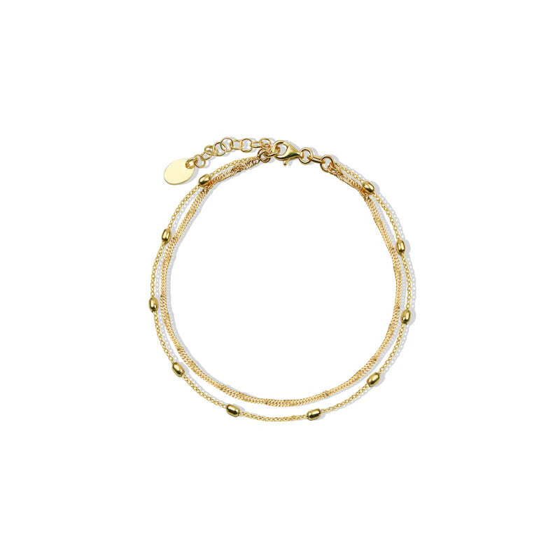 ARGENTO VIVO THE BEADED ANKLET